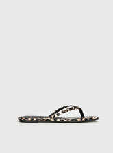 Billini Tove Sandals Leopard Satin