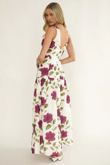 Begonia Drop Waist Maxi Dress Allegra Floral