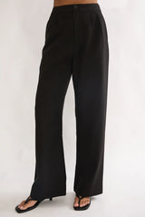 Meri Side Pocket Trouser Pants Black