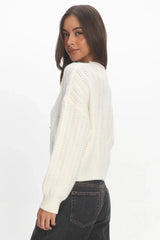 Cadence Knit Sweater Cream