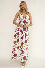 Begonia Drop Waist Maxi Dress Allegra Floral