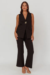 Fair Play High Waist Pants Black