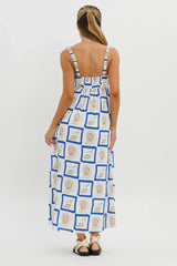 LOST IN LUNAR Katie Maxi Dress Shell Print